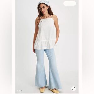 FREE PEOPLE Caught Up Tunic Tank NWT